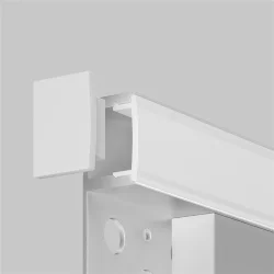 Комплект заглушек (для профиля ALM-3611-S-2M) 2 шт. (Белый)