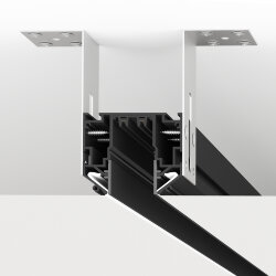 Профиль-трек SMART ONE, для натяжных потолков, 2 м, алюминий, черный, Denkirs TR2022-BK