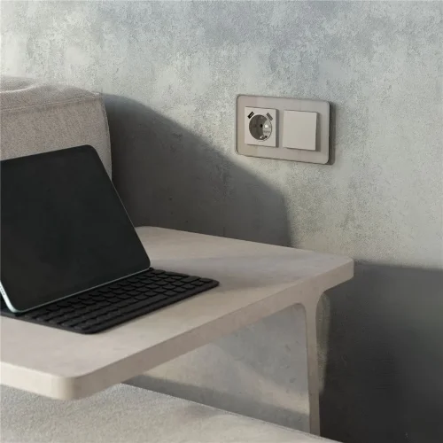 W1210004/ Выключатель одноклавишный (дымчатый) W1210004 - фото 4