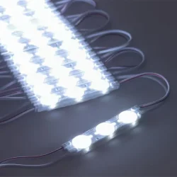 Светодиодный модуль 3 led 6011 MOD85 (1,5W, 12V, cool white, IP65)