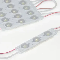 Светодиодный модуль 3 led 6011 MOD85 (1,5W, 12V, cool white, IP65)