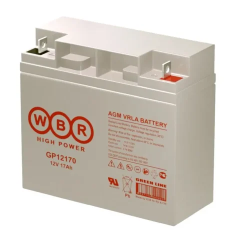 Аккумулятор 12В 17А.ч WBR GP12170 WBR - фото 3