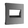 Накладка для двойной розетки Еthernet RJ-45 (графит матовый) W1191164 - фото