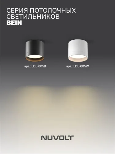 Потолочный светильник NUVOLT LDL-005B (Черный) - фото 12