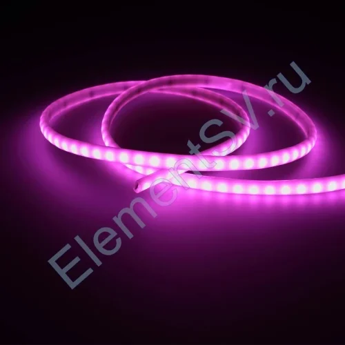 Светодиодная лента Standart Pro class 2835 120led/m, purple, 12V, IP68, N338 - фото.