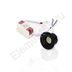 Светодиодный светильник Spotlight AR50 black (3W, Day White)