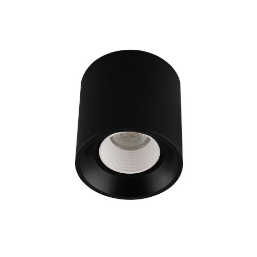 DK3090-BK+WH Светильник накладной IP 20, 10 Вт, GU5.3, LED, черный/белый, пластик.