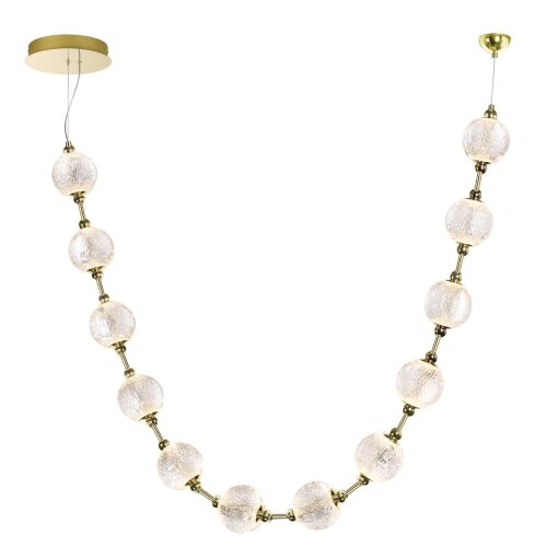 Подвес-бусы «ODEON LIGHT» 5008/48L, серия: CRYSTAL (крепление на основание; встраиваемый). Фото 1.