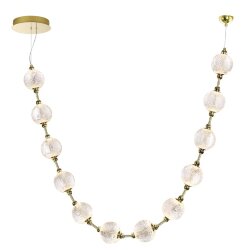 Подвес-бусы «ODEON LIGHT» 5008/48L, серия: CRYSTAL (крепление на основание; встраиваемый) - 2 в 1 монтаж: крепление на основание или встраиваемый в потолок драйвер