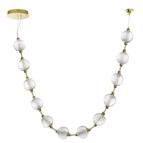 Подвес-бусы «ODEON LIGHT» 5008/48L, серия: CRYSTAL (крепление на основание; встраиваемый). Фото 3.