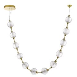 Подвес-бусы «ODEON LIGHT» 5008/48L, серия: CRYSTAL (крепление на основание; встраиваемый) - 2 в 1 монтаж: крепление на основание или встраиваемый в потолок драйвер