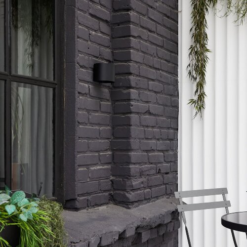 ULU-S56B-2x3W-3000K+4000K+6000K IP65 BLACK Светильник светодиодный уличный, Архитектурный накладной, С переключателем цвета свечения, Теплый3000K-Белый4000K-Дневной6000K, Корпус черный, TM Uniel - фото 4