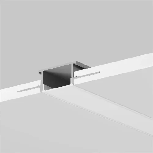 Алюминиевый профиль встраиваемый скрытого монтажа 61x14 (Серебро, 3 м), ALM-011-S-3M 636009 (Серебро) - фото 3