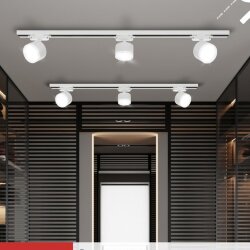 Светильник трековый TR-GX53 SBM-EL-WH с подсветкой белый IN HOME