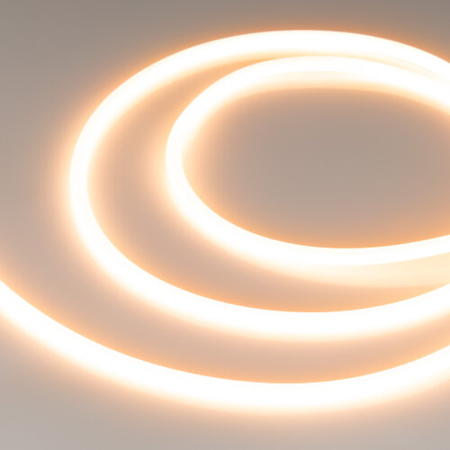 Светодиодная лента герметичная LUNA-X960-D8mm 24V Warm2400 (8 W/m, IP65, 360deg, 5m) (Arlight) - фото 1