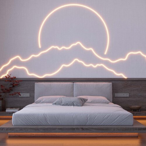 Светодиодная лента герметичная LUNA-X960-D8mm 24V Warm2400 (8 W/m, IP65, 360deg, 5m) (Arlight) - фото 5