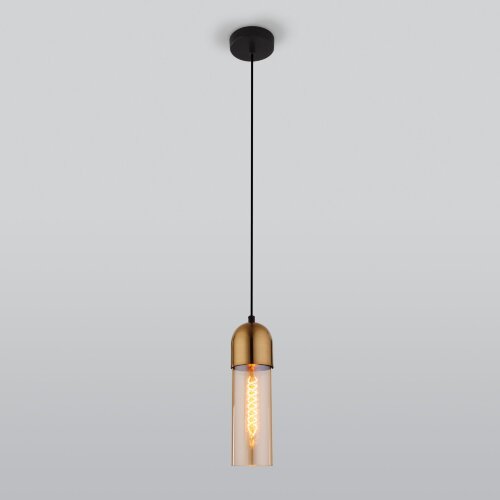 Подвесной светильник со стеклянным плафоном - Фото 2