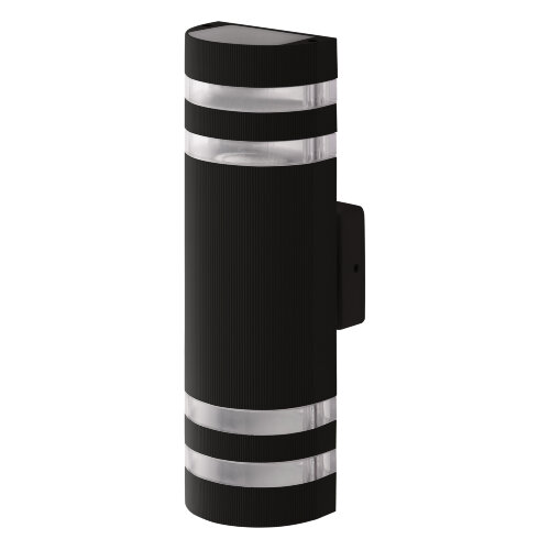 UUL-S16A 2x60W-E27 IP65 BLACK Светильник уличный, под две лампы Е27, Архитектурный накладной, Корпус черный, TM Uniel - фото 1