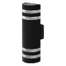 UUL-S16A 2x60W-E27 IP65 BLACK Светильник уличный, под две лампы Е27, Архитектурный накладной, Корпус черный, TM Uniel - фото 1