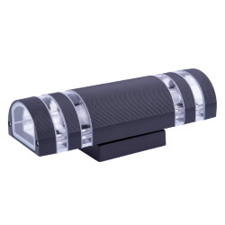 UUL-S16A 2x60W-E27 IP65 BLACK Светильник уличный, под две лампы Е27, Архитектурный накладной, Корпус черный, TM Uniel