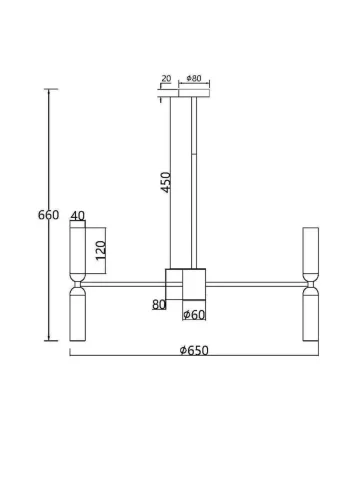 Подвесной светильник Memory G9х12 (Черный) - фото 8