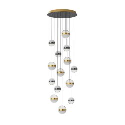 Люстра каскадная «ODEON LIGHT» 5037/132L, дизайн: Модерн, серия: RONI (крепление на планке)