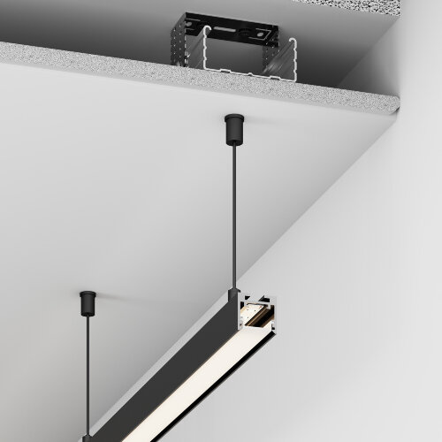 Профиль SL-LINE-2522-2500 BLACK (Arlight, Алюминий) - фото 5