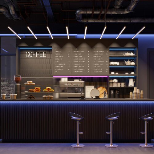 Профиль SL-LINE-2522-2500 BLACK (Arlight, Алюминий) - фото 10