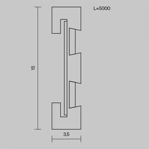 Шинопровод 5м Flexity черный (Черный) TRX200-115B - фото 8