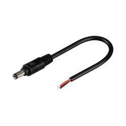 Коннектор выводной DC-MONO-2PIN-L150-М (JACK 5.5, LOCK) (Arlight) 032853