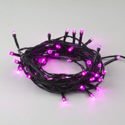 ULD-S0500-050-DGA PINK IP20 Гирлянда светодиодная, 5м, 50 светодиодов, Розовый свет, Провод зеленый