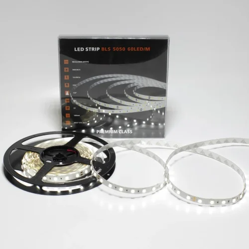 Светодиодная лента Class Premium, 5050, 60 led/m, White, 24V, IP33, А27 - фото I