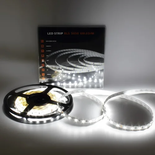 Светодиодная лента Class Premium, 5050, 60 led/m, White, 24V, IP33, А27 - фото II