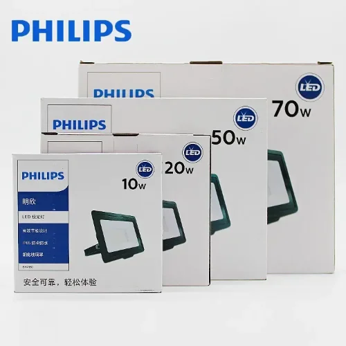 Прожектор светодиодный 10W/6500K IP65 850lm Чёрный | BVP150 | - PHILIPS. Фото
