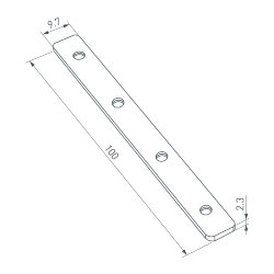 Соединитель профиля SL-COMFORT-3551-180 Set (Arlight, Металл) 032195