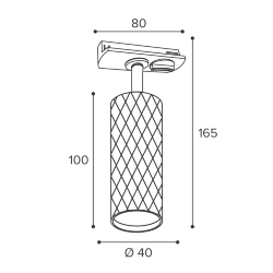 Трековый светильник WOLTA WTL-MR11/17BG под лампу MR11 с цоколем GU10 Черный / золотой PICCOLE