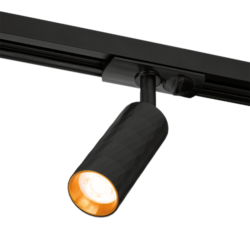 Трековый светильник WOLTA WTL-MR11/17BG под лампу MR11 с цоколем GU10 Черный / золотой PICCOLE - фото 3.