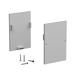 Заглушки для профиля LINE 3556 Silver