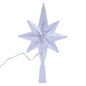 ULD-H1525-009-STB-2AA WARM WHITE STAR-5 Украшение светодиодное для ёлки Звезда-5 на батарейках 2АА не в-к, 15x25 см, 9 светодиодов, Теплый белый свет, Прозрачный провод, TM Uniel - фото 2