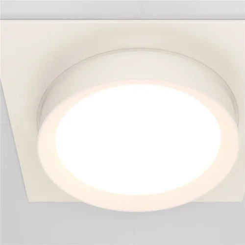 Встраиваемый светильник Hoop GX53 1x12Вт (Белый) - фото 4