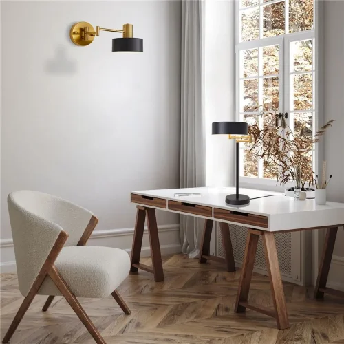 Настольный светильник Freya FR4008TL-02BBS (Черный и Латунь) - фото 7