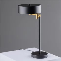 Настольный светильник Изза / Izza (Черный и Латунь) FR4008TL-02BBS