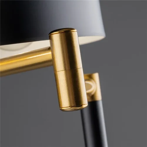 Настольный светильник Изза / Izza (Черный и Латунь) FR4008TL-02BBS - фото 5