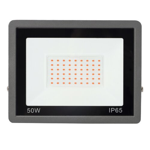 ULF-P42-50W-SPBR IP65 180-260V BLACK Прожектор для растений светодиодный, Спектр для рассады и досвечивания в период роста, Цвет черный, TM Uniel - фото 2