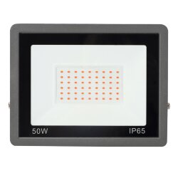 ULF-P42-50W-SPBR IP65 180-260V BLACK Прожектор для растений светодиодный, Спектр для рассады и досвечивания в период роста, Цвет черный, TM Uniel