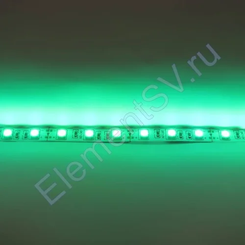 Светодиодная лента Standart class, 5050, 60led/m, Green, 12V, IP20 - фото 3.