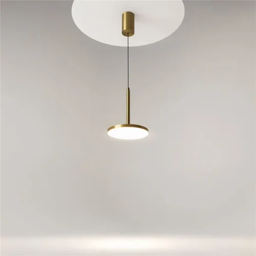 Подвесной светильник Plato 4000К 12Вт 120° (Латунь) - фото 4