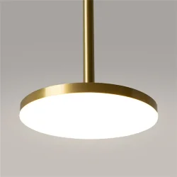 Подвесной светильник Плато / Plato 4000К 12Вт (Латунь) P076PL-L12W4K-BS