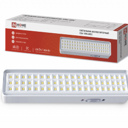 Светильник светодиодный аварийный СБА 1096-60DC 60LED 1.5Ah lithium battery DC IN HOME
