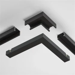 Угловой коннектор питания Basity, черный (Черный) TRA172CPC-1B